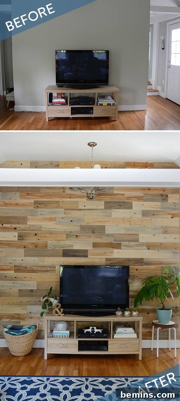 Charlie the Dog Approves of the Reclaimed Wood Accent Wall