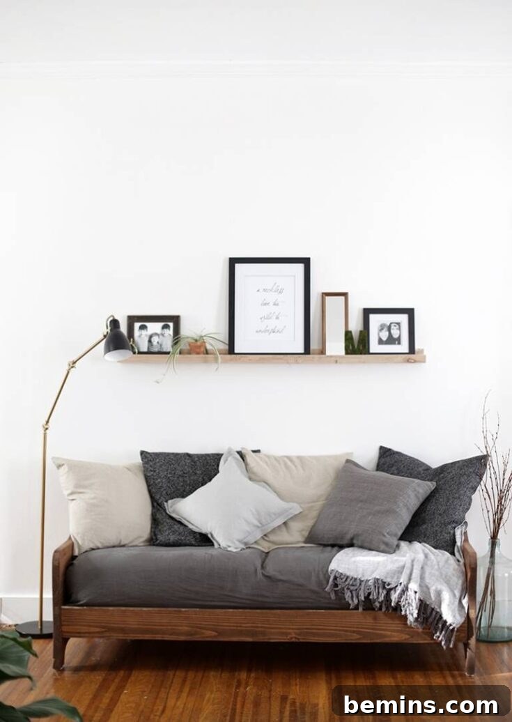 DIY Picture Ledge