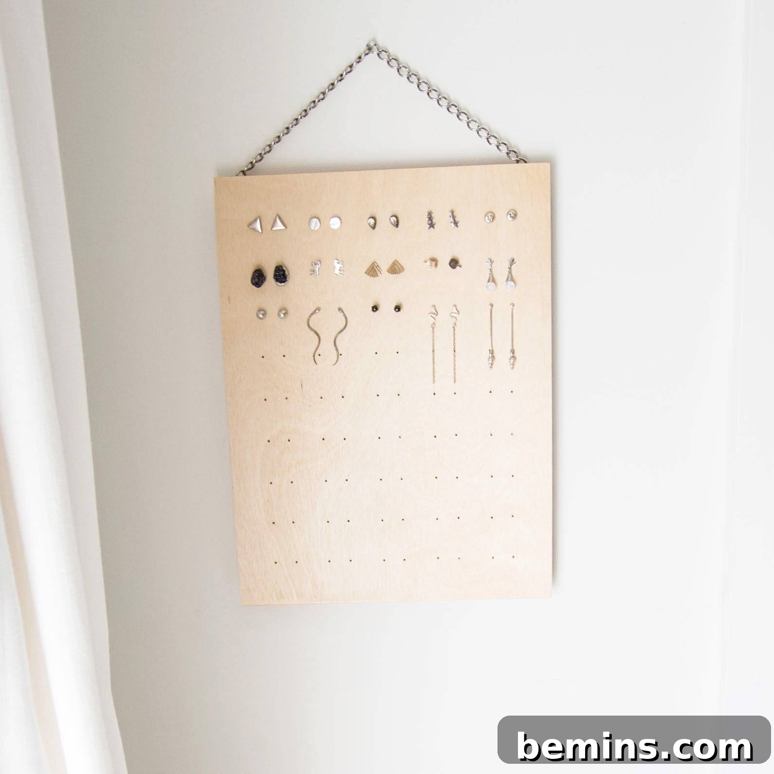 DIY Stud Earring Rack