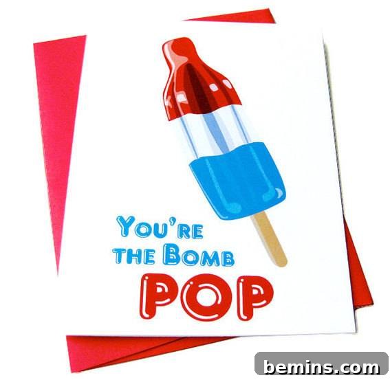 Meow Kapow Shop Popsicle Card