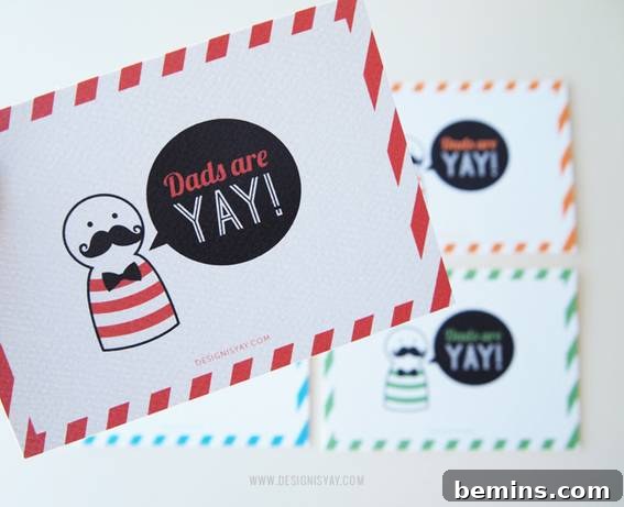 Design is Yay Dads are Yay Card