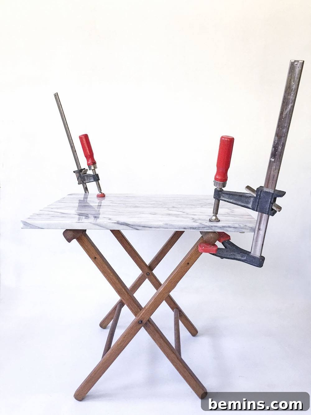 Clamping Marble Slab to Luggage Rack