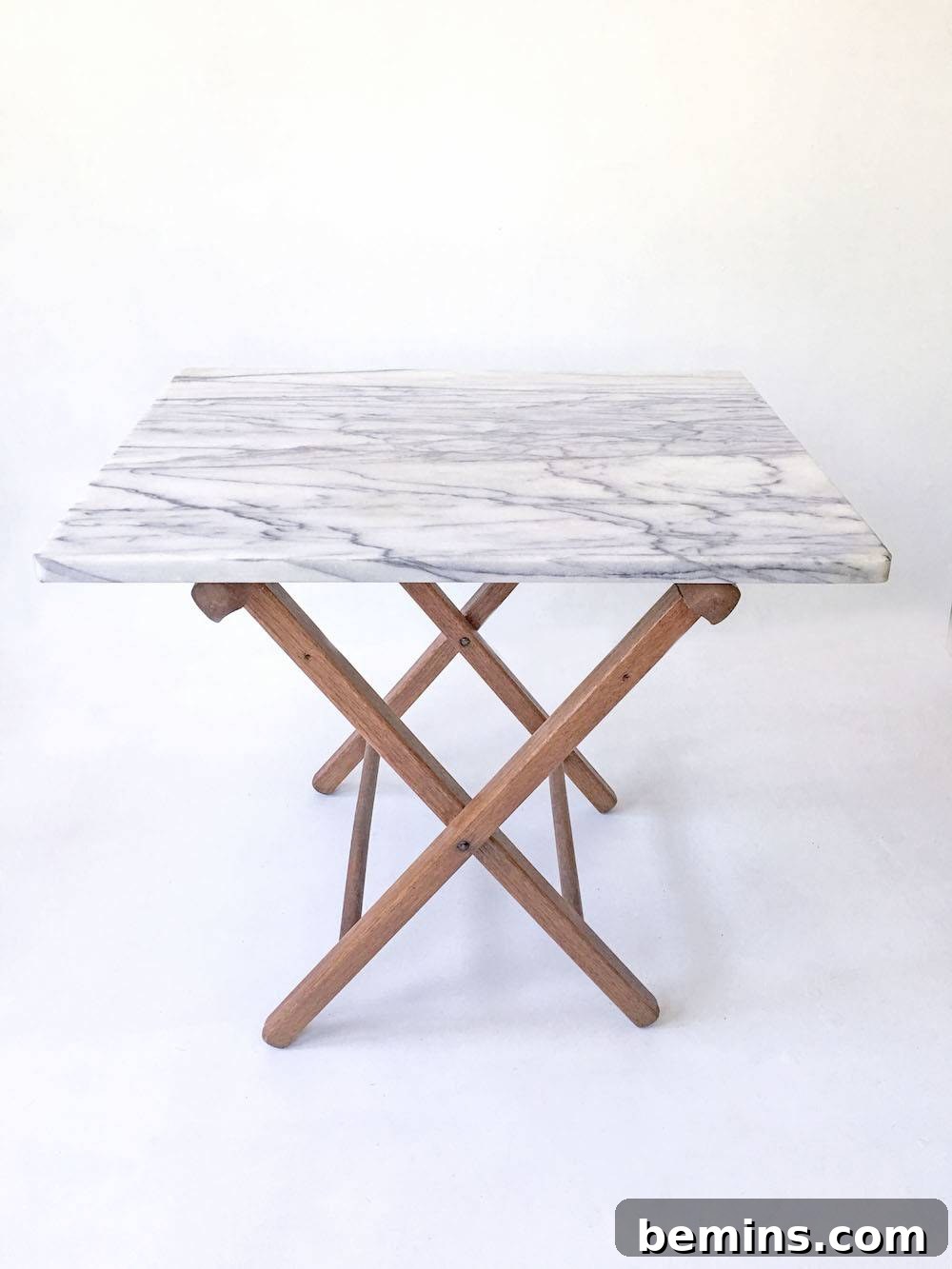 Finished DIY Marble Side Table