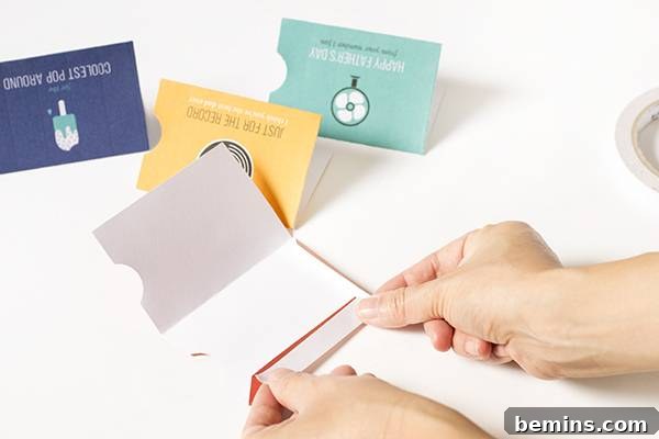 Secure the Tabs with Glue or Tape