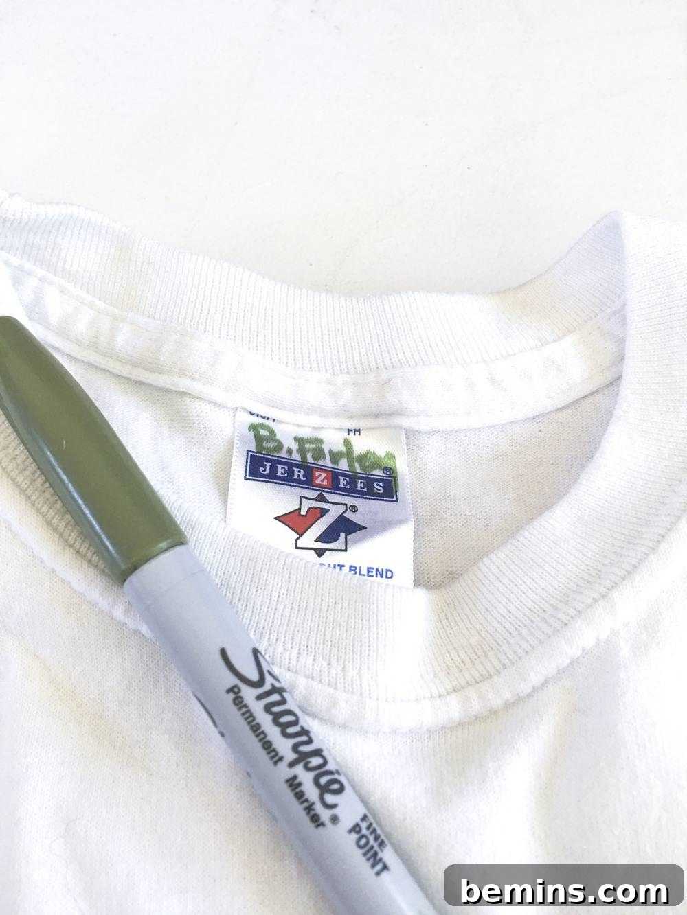 Labeling Clothes for Summer Camp