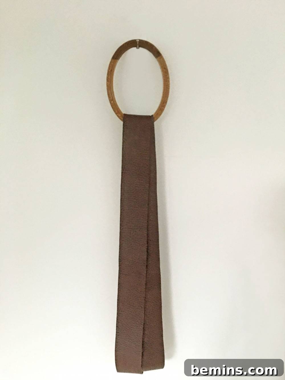Step 8: Hanging Your Magazine Holder - Front View