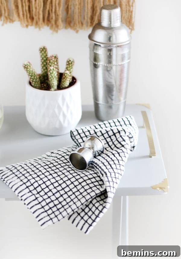 Styling Your Bar Cart
