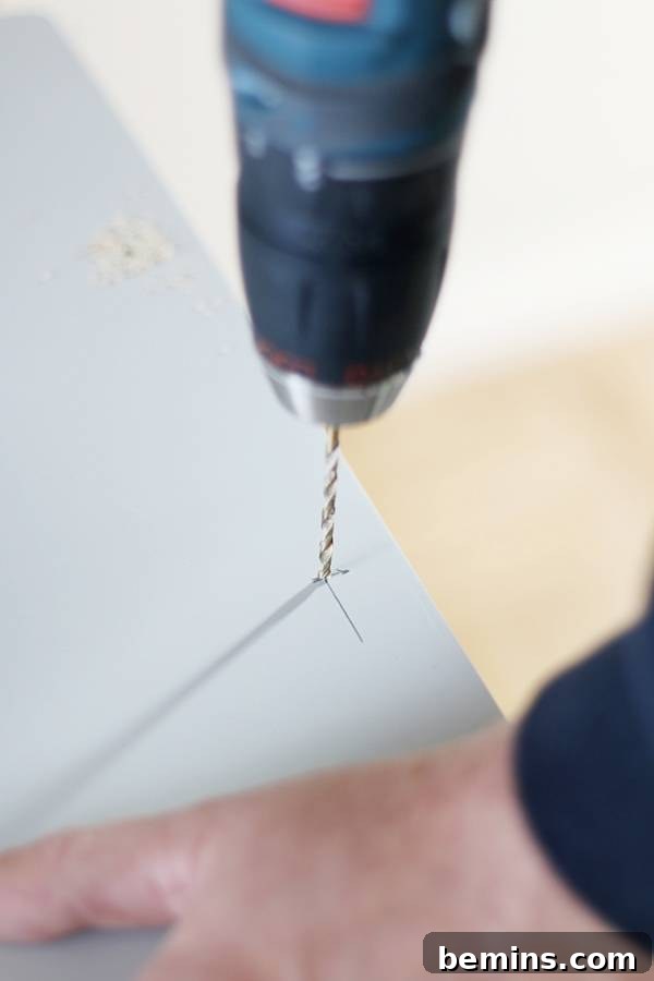 Pre-Drilling Holes