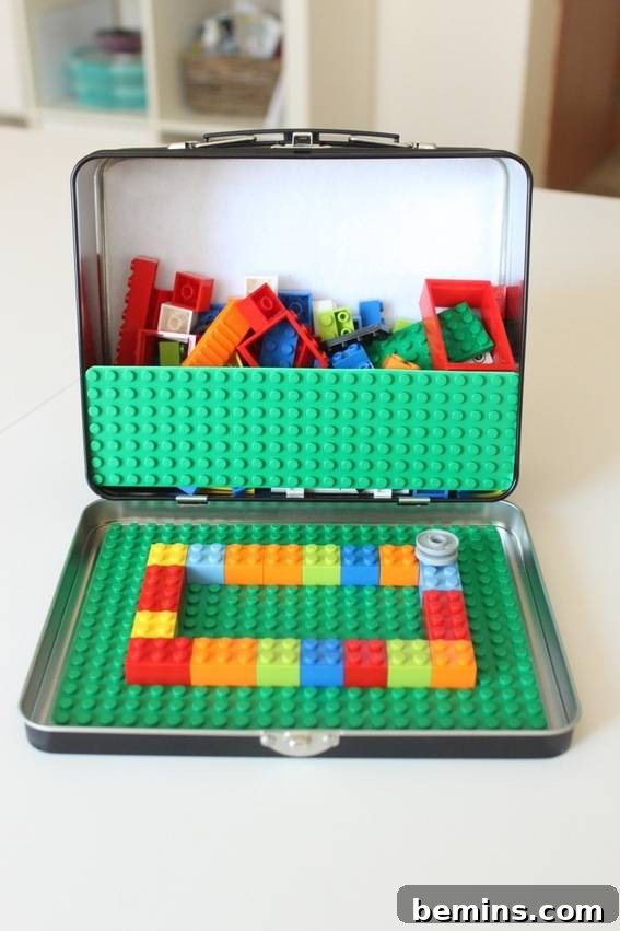 DIY Portable Lego Kit for Road Trips