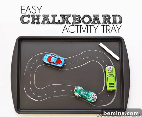Chalkboard Activity Tray for Travel