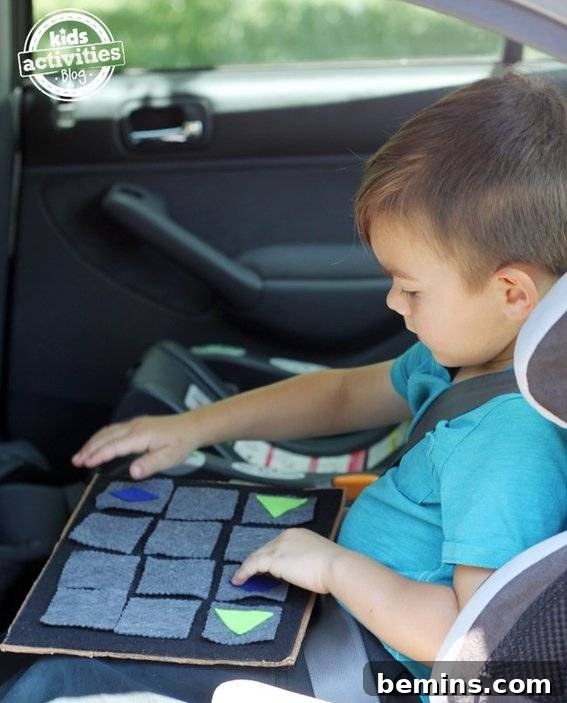 DIY Felt Memory Game for Travel