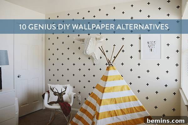 DIY Washi Tape Wall Decals