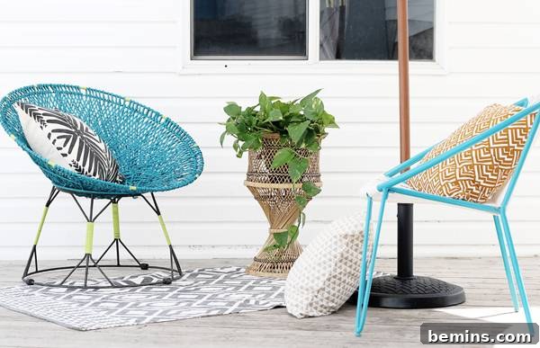 Finished Project: Comfortable Wicker Chair