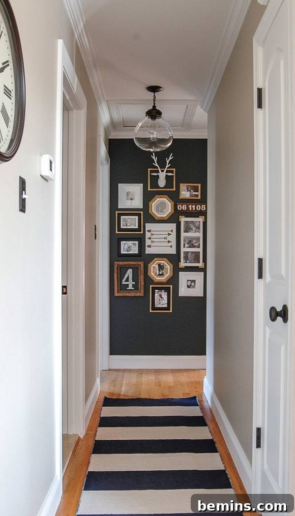Visually Stunning: 10 Gallery Wall Ideas That Wow 11 Gallery wall with mismatched gold frames