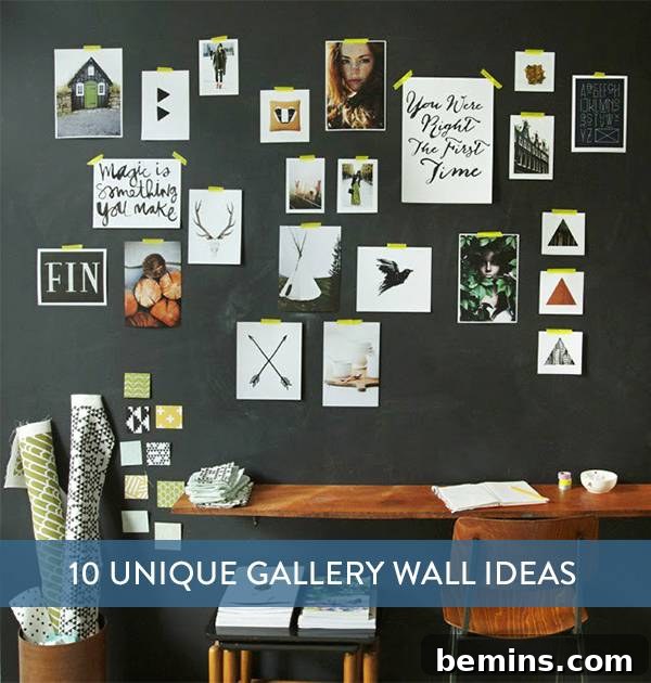 Visually Stunning: 10 Gallery Wall Ideas That Wow 13 10 Unique Gallery Wall Ideas