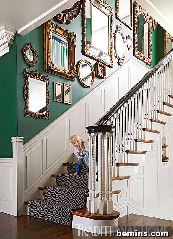Visually Stunning: 10 Gallery Wall Ideas That Wow 9 Gallery wall featuring a collection of mirrors