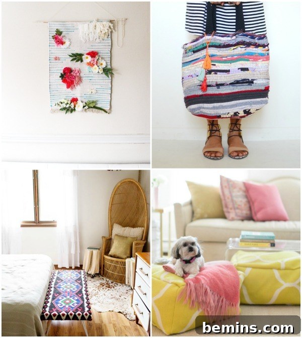 Creative rug repurposing ideas