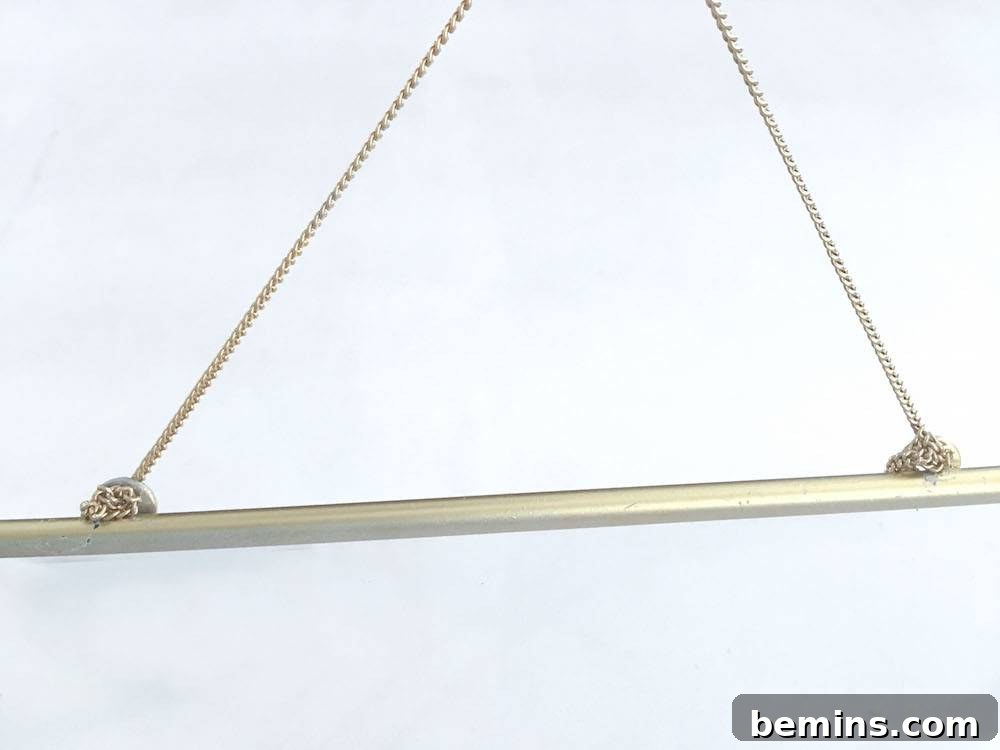 Completing the Gold Strand Attachment
