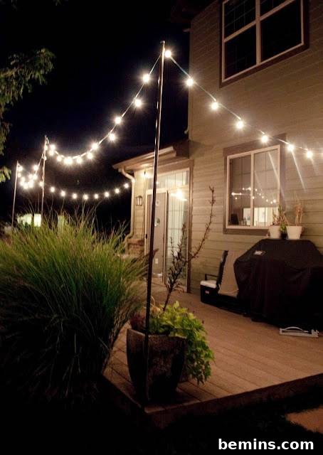 Posts for Bistro Lights on a Deck