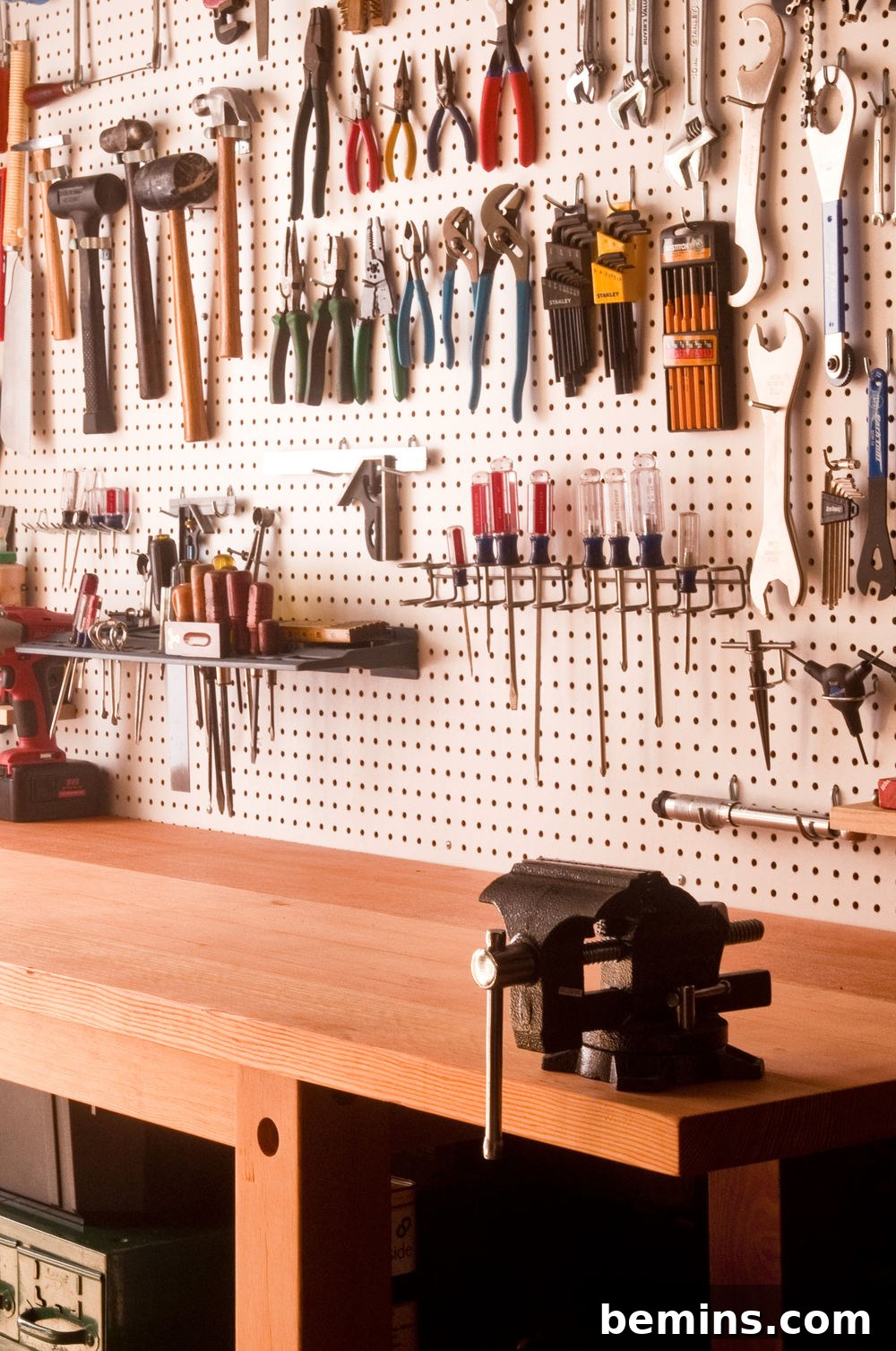 DIY garage workbench, perfect for any garage