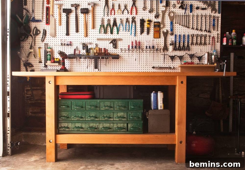 The ultimate garage workbench