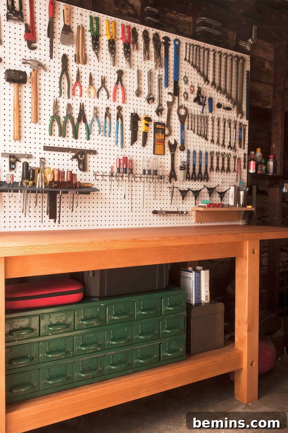 The ultimate garage workbench