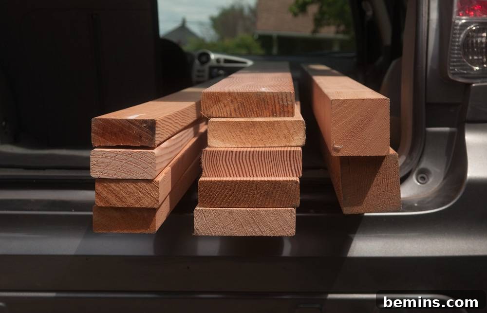 Lumber selection for the ultimate garage workbench