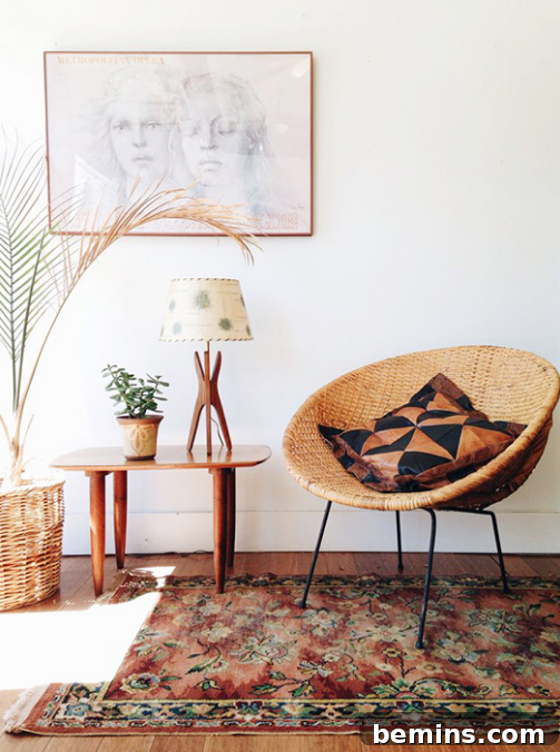 Mid-Century Modern Seating Area