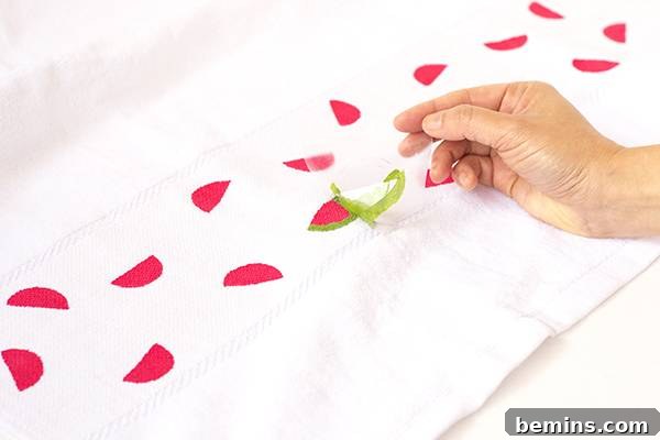 DIY popsicle tote and watermelon beach towel
