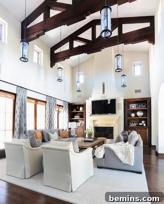 Transitional Design Example: Mixed Wood Tones