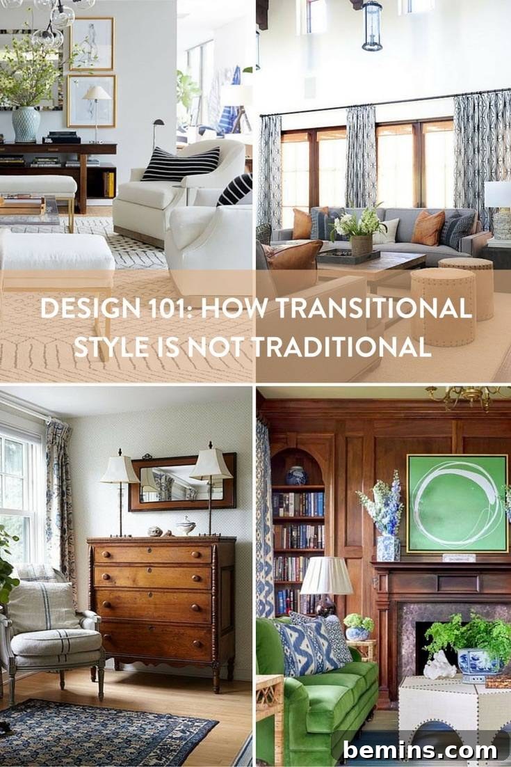 Pin and Share Transitional vs Traditional Design Guide