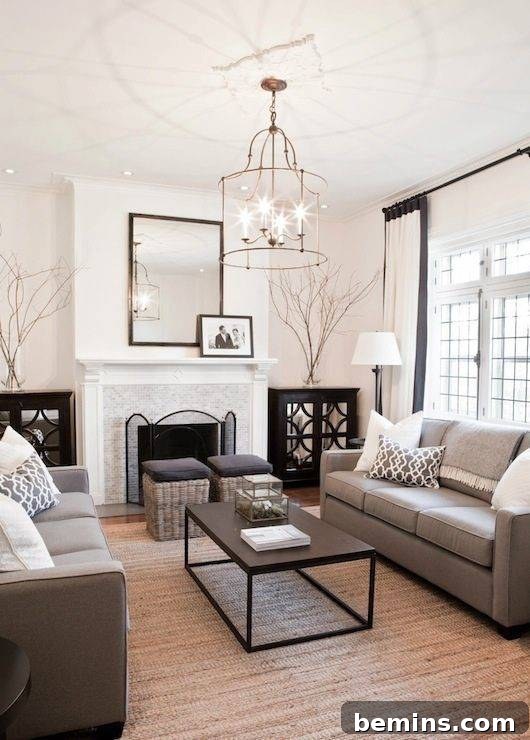 Example of Transitional Interior Design