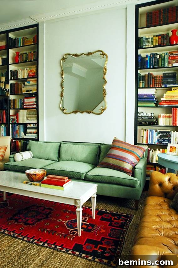 Jenny Komenda's Eclectic Living Room