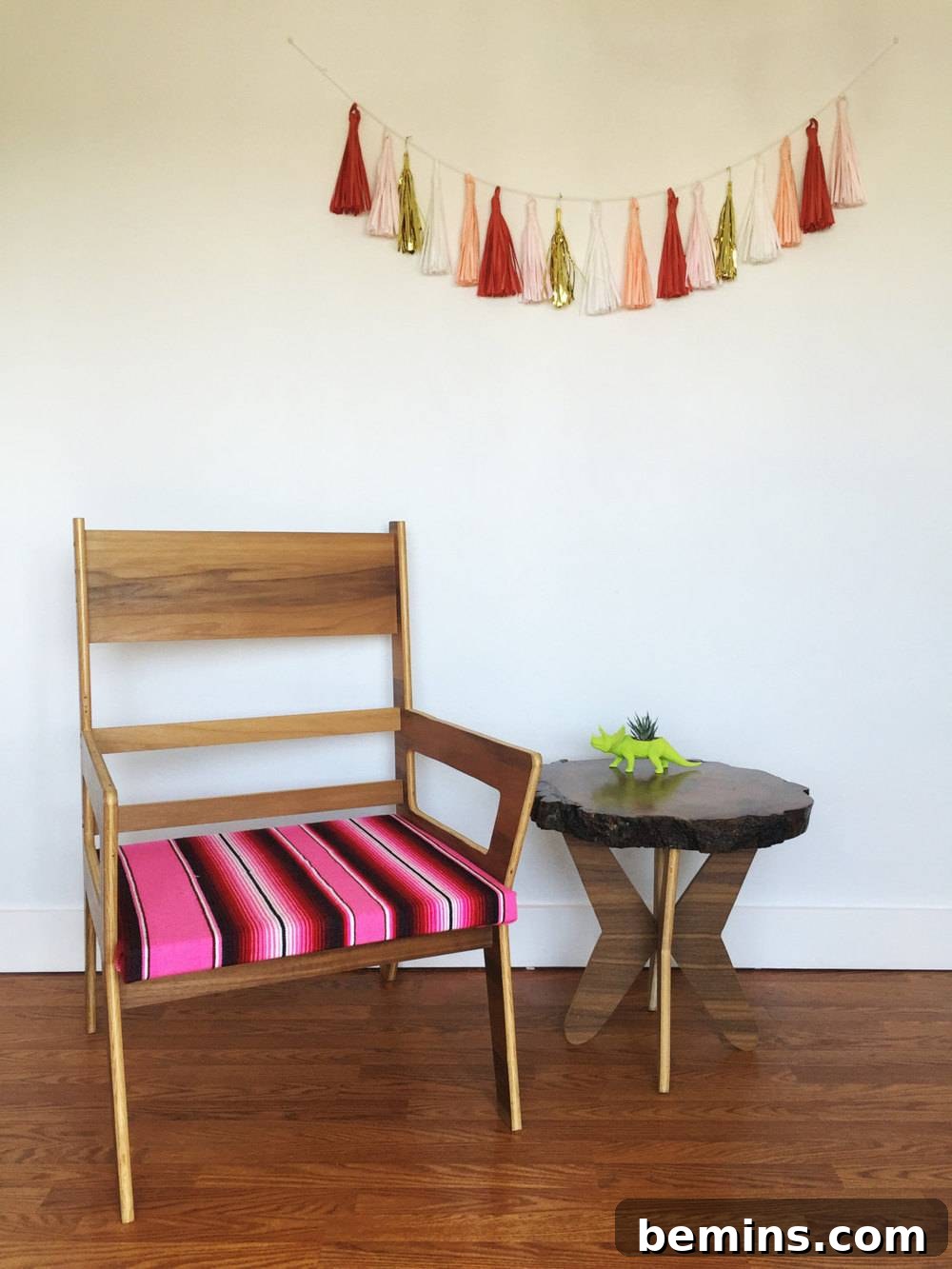 Serape-Covered Chair