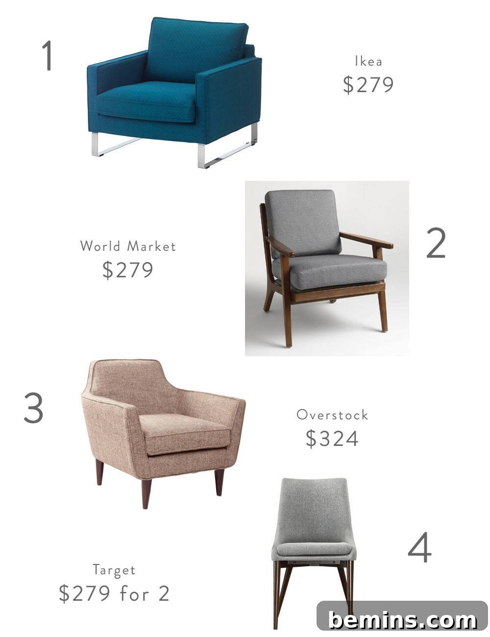 Mid-Century Chair Reproductions
