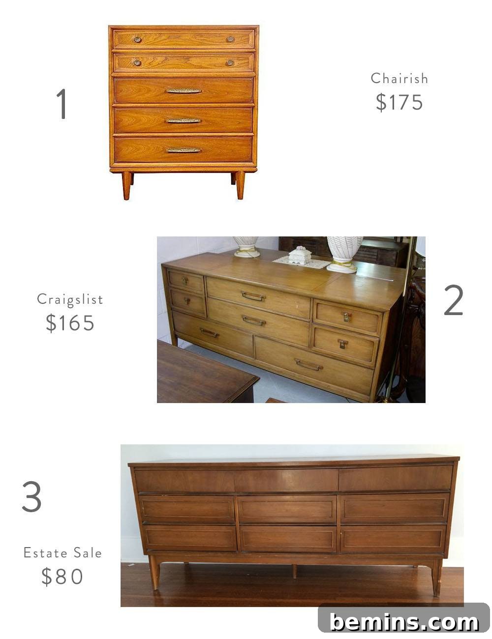 Mid-Century Modern Dressers