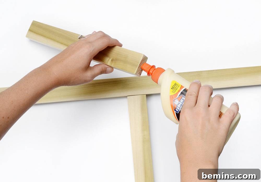 DIY Backyard Ring Toss: A Fun Outdoor Game Project 5 Gluing the Base of the Ring Toss Game