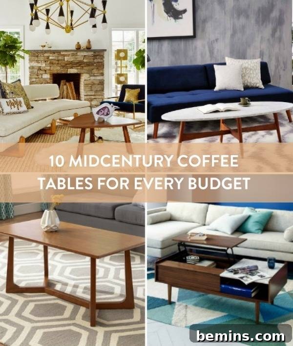 Mid-Century Modern Coffee Table Inspiration