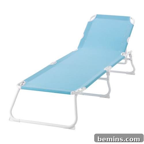 HÅMÖ chaise lounge by a pool