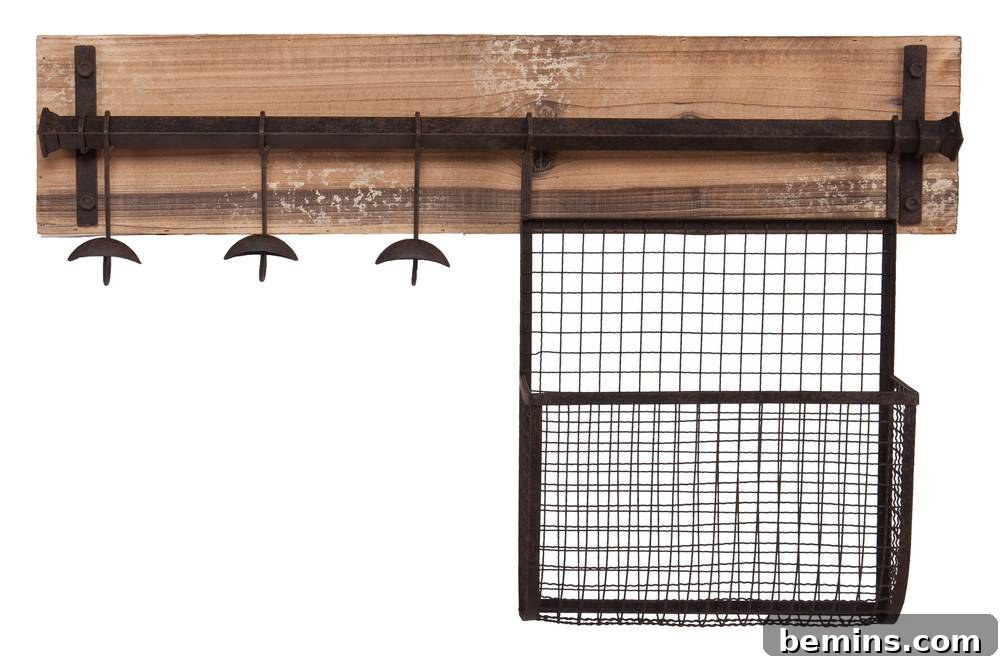 Rustic Natural Style on a Budget 16 Affordable Entryway Wall Mount Coat Rack
