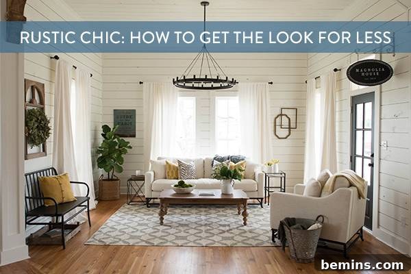 Rustic Natural Style on a Budget 18 Rustic Home Decor Inspiration