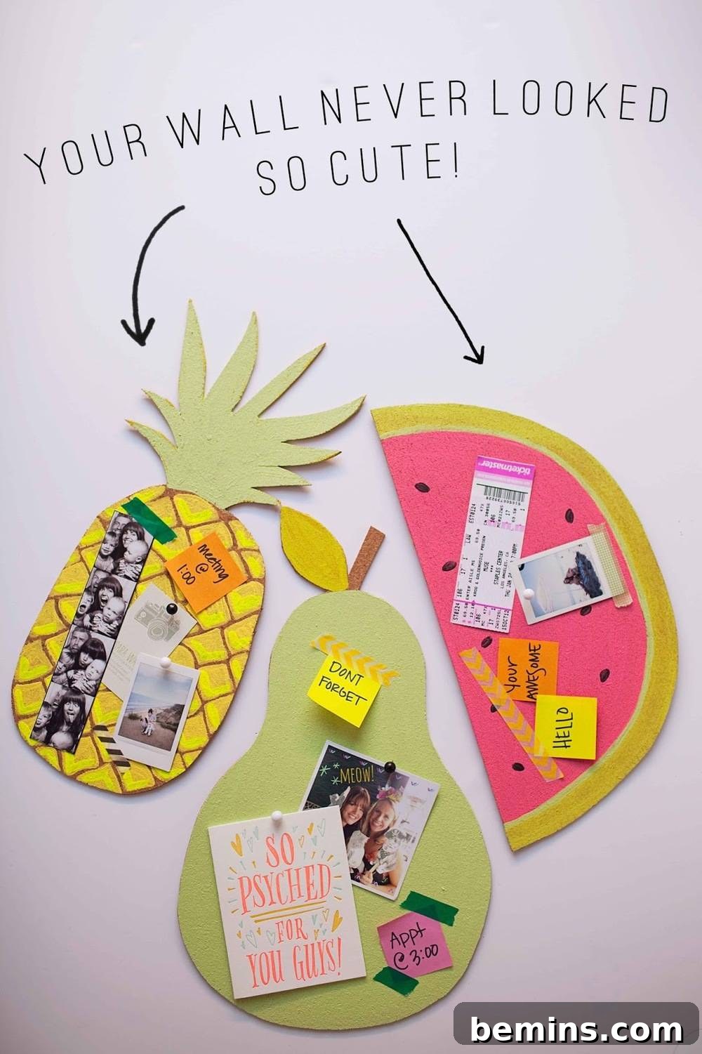 DIY Fruit Bulletin Boards How-To