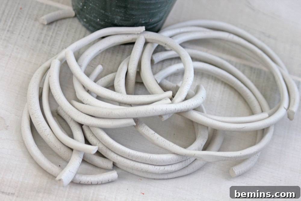 Curiosity Planter: Crafting a Quirky DIY "Bone" Vase 7 The pot of going to break, but that's okay.
