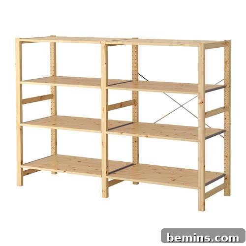 Customizable Ikea Ivar Shelving Unit