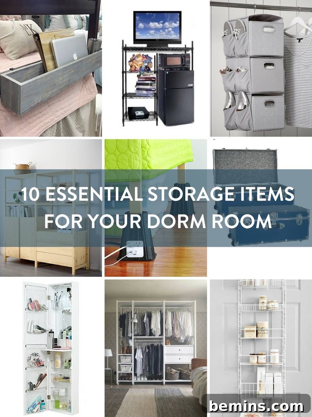 Dorm Room Storage Ideas