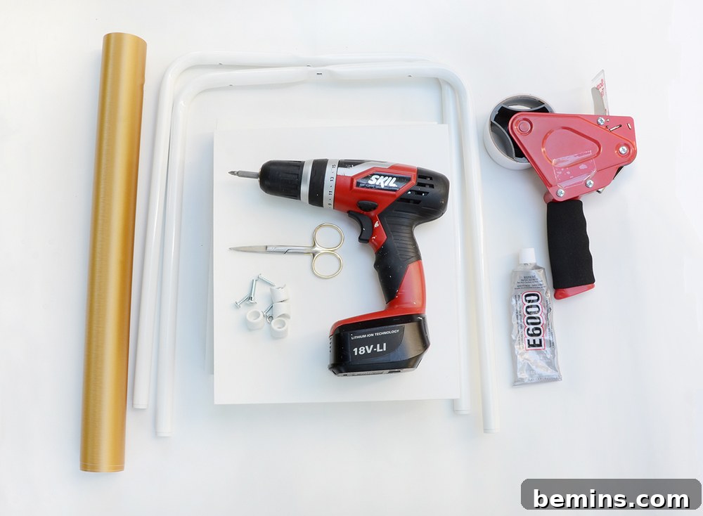 IKEA Hack: Marius Stool End Table Transformation 2 DIY End Table using IKEA Marius Stool and Lack Shelves