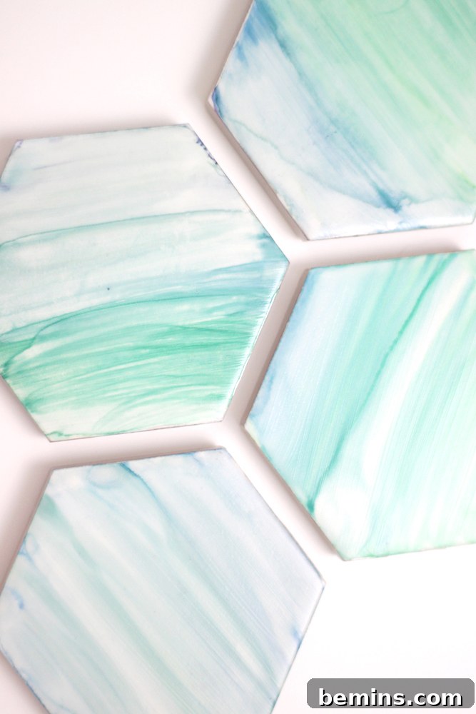 DIY Sharpie Coasters: A Creative Home Decor Project 2 Easy DIY Home Decor Coasters made from Permanent Markers!