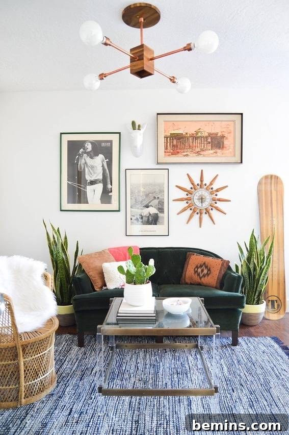 Southwest Inspired Sitting Area by Vintage Revivals