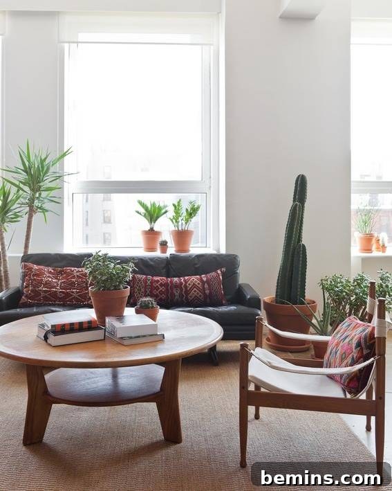 Mid-Century Modern Southwest Living Room
