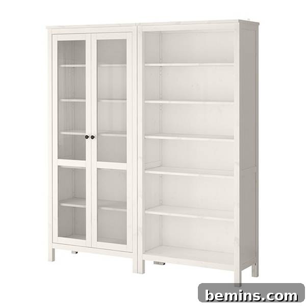 HEMNES Storage Combination with Glass Doors from IKEA